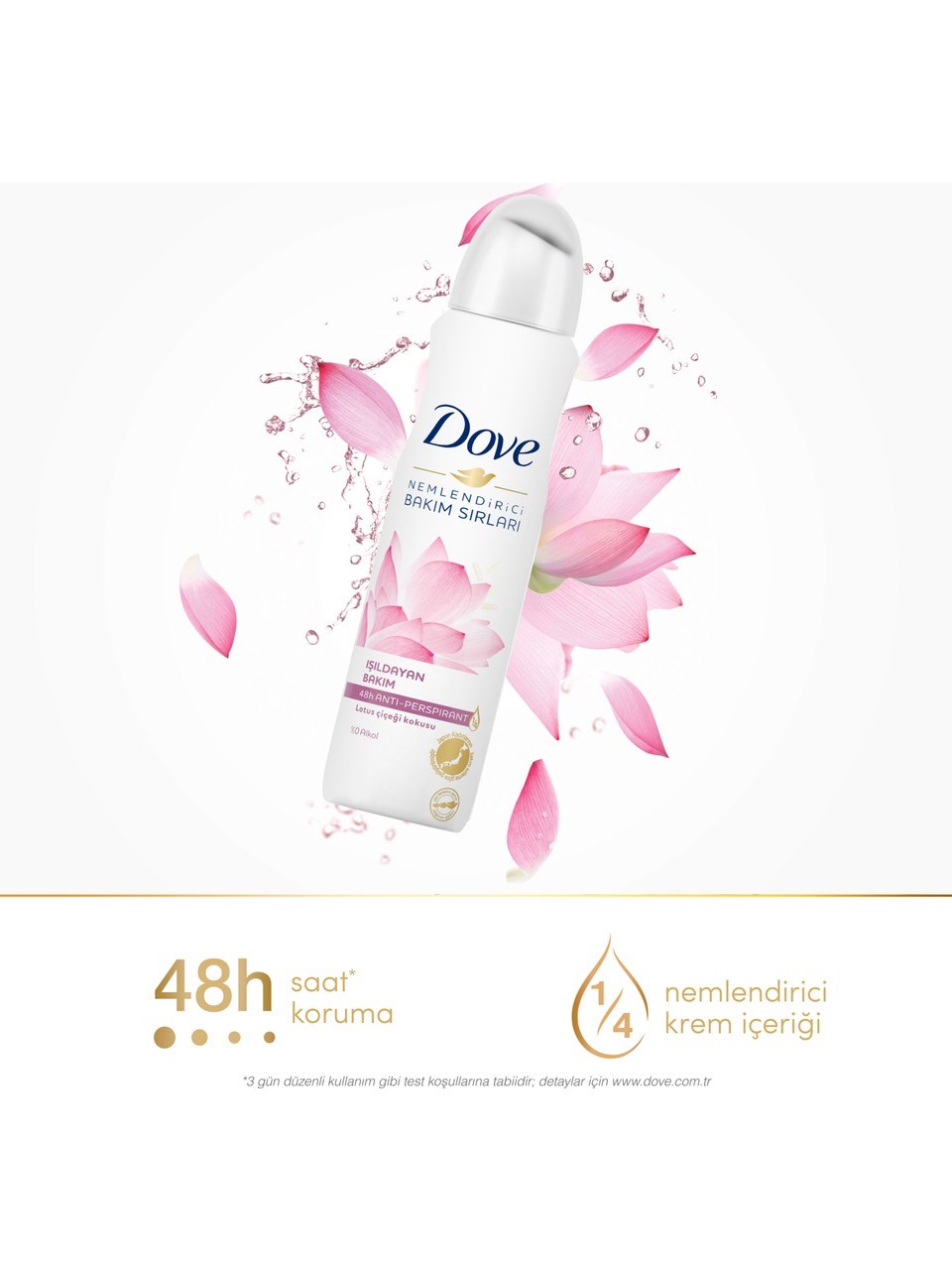 Dove Deodorant 150ml Işıldayan Bakım Lotus Çiçeği