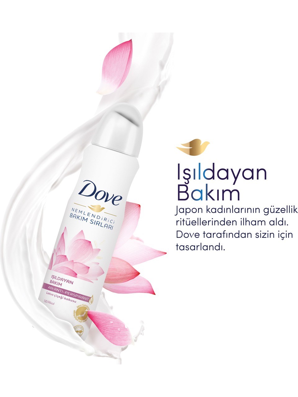 Dove Deodorant 150ml Işıldayan Bakım Lotus Çiçeği
