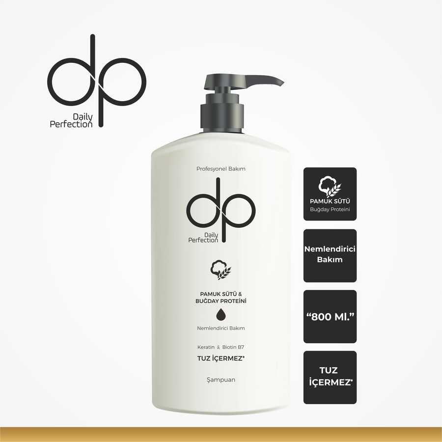 DP ŞAMPUAN 800 ML. PAMUKSÜTÜ