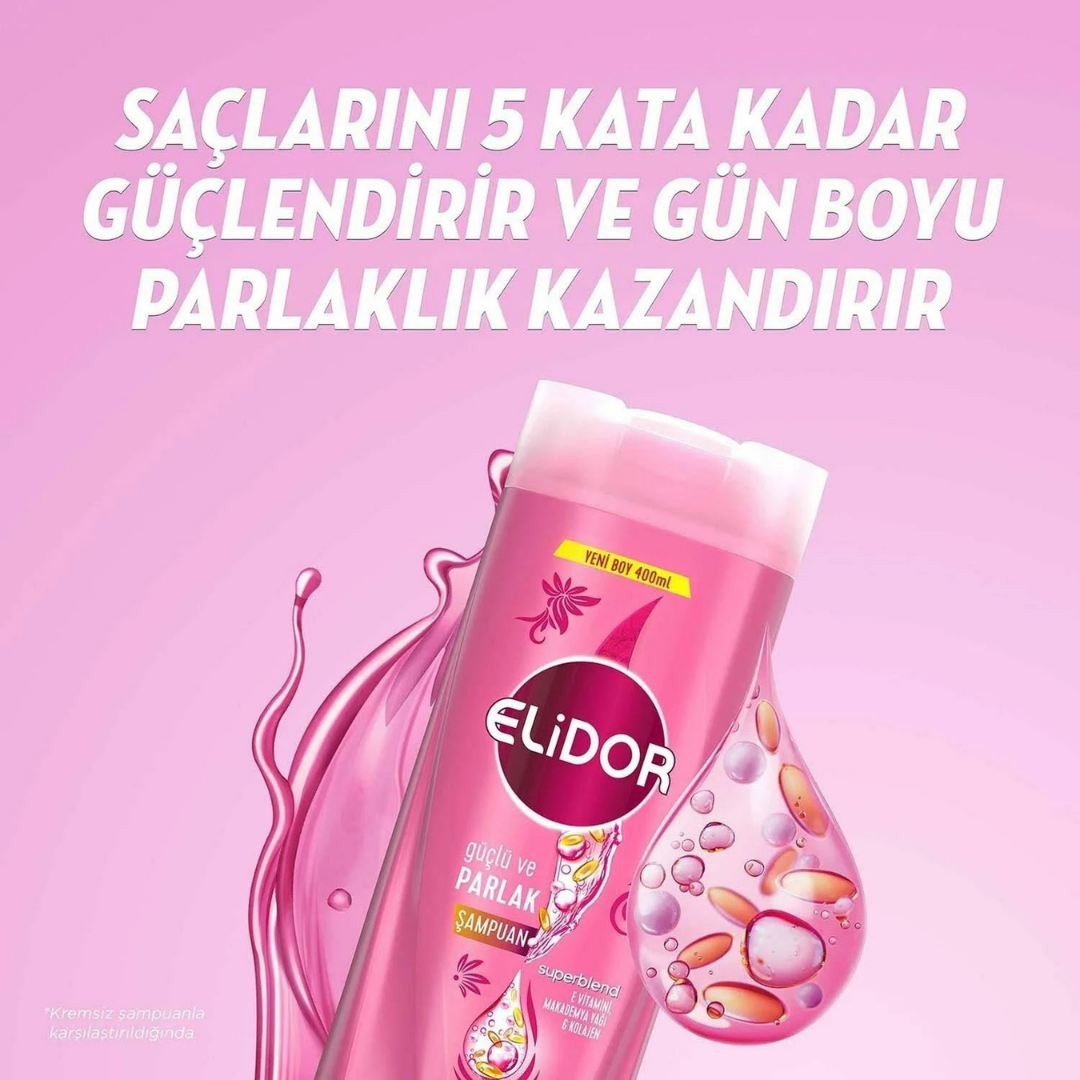 Elidor Şampuan 400ml. Güçlü Ve Parlak