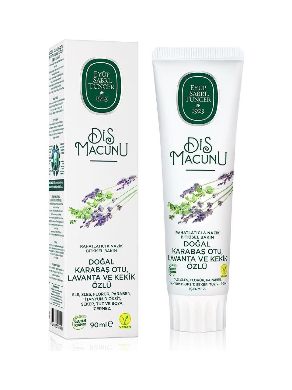 Eyüp Sabri Tuncer Diş Macunu 90ml. Karabaş&Lavanta