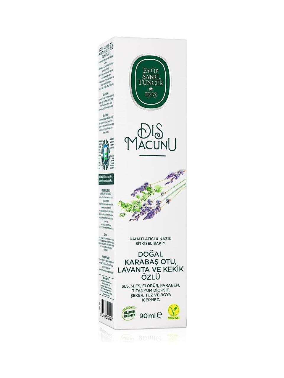 Eyüp Sabri Tuncer Diş Macunu 90ml. Karabaş&Lavanta