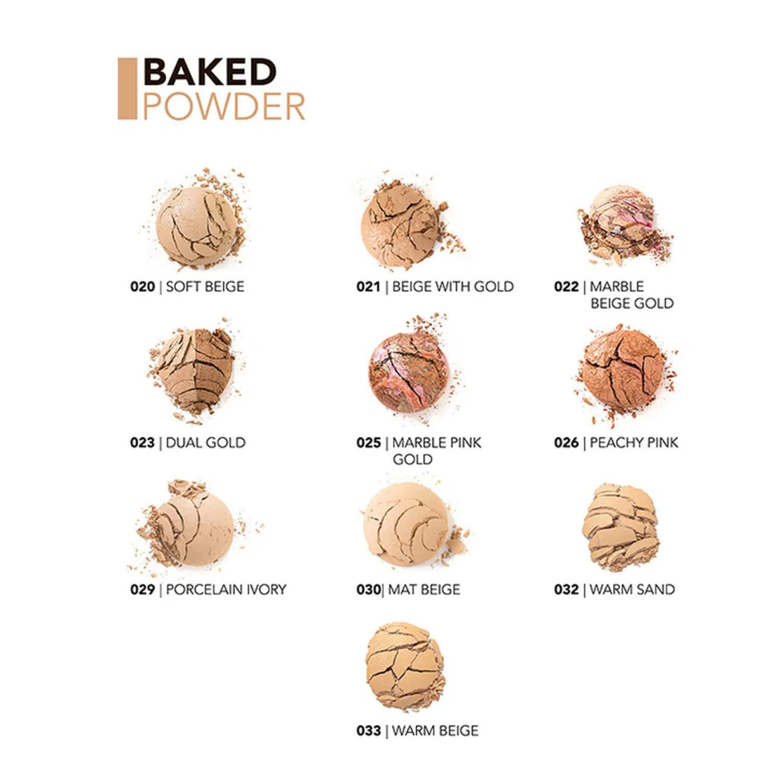 Flormar Baked Makyaj Pudrası 030 Mat Beige