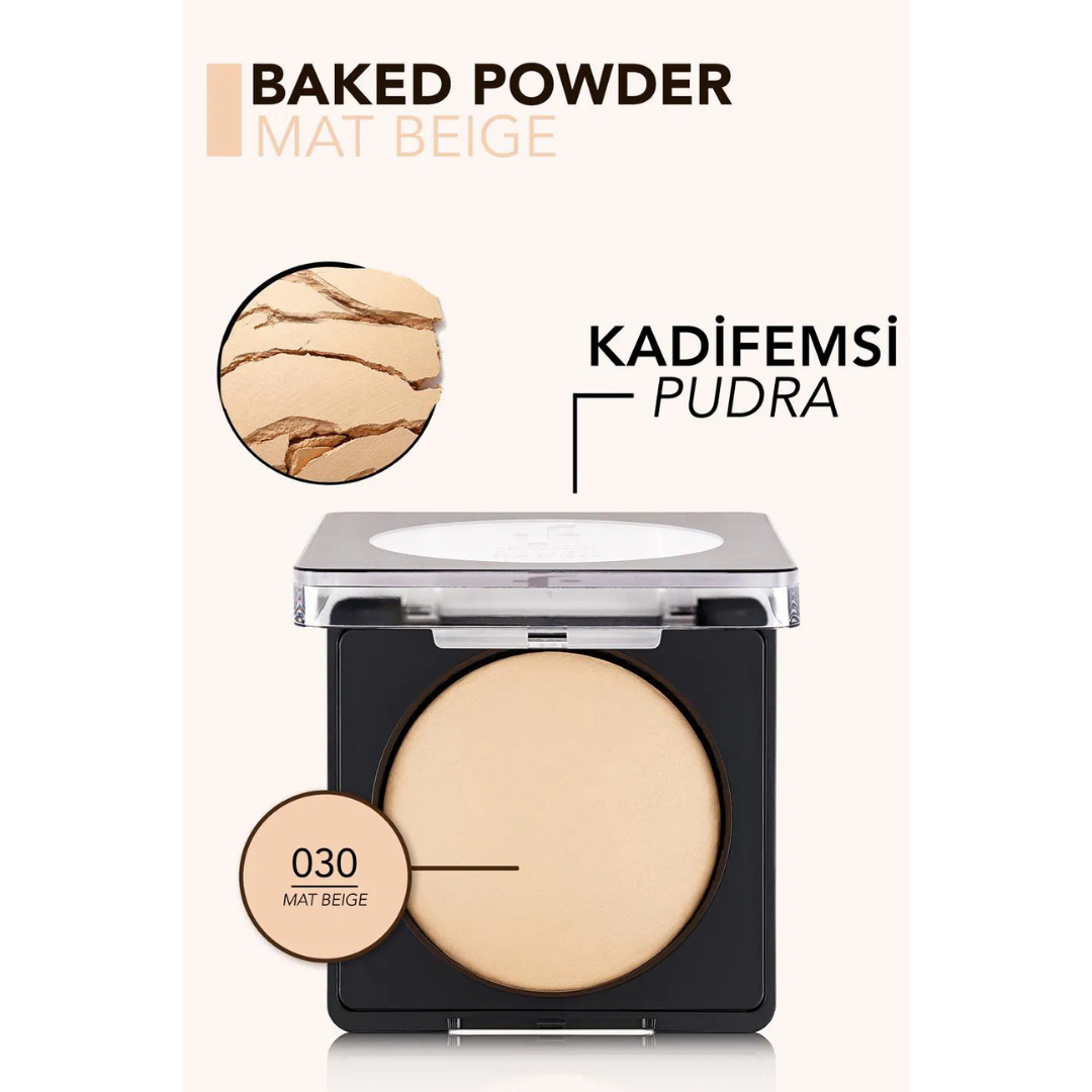 Flormar Baked Makyaj Pudrası 030 Mat Beige