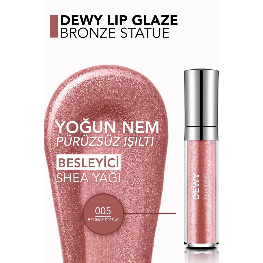 Flormar Dewy Lip Glaze 005 Bronze Statute