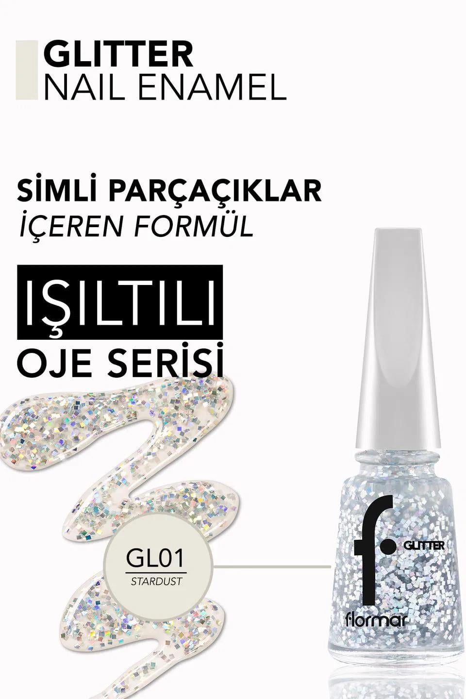 Flormar Glıtter Oje Gl01