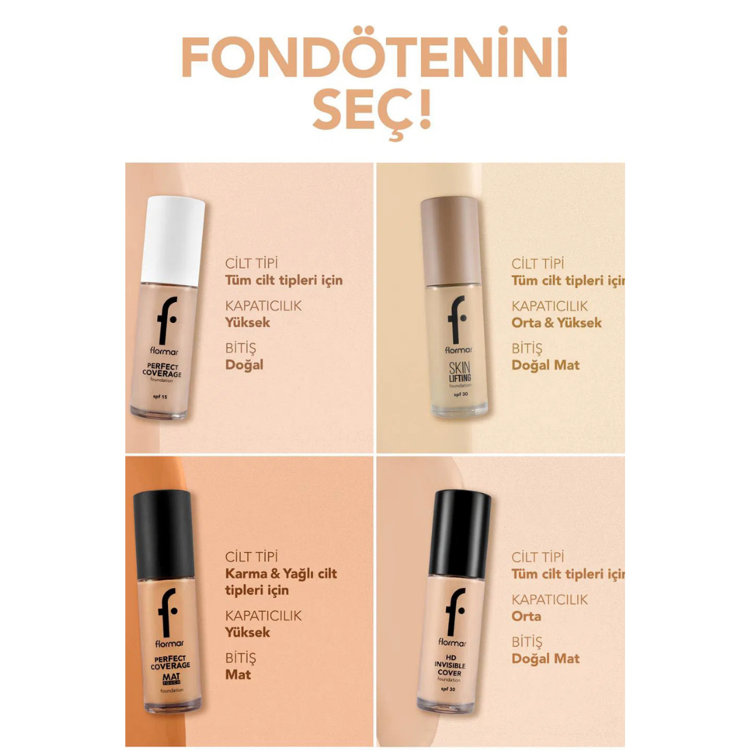 Flormar Hd İnvisible Cover Foundation 100 Medium B
