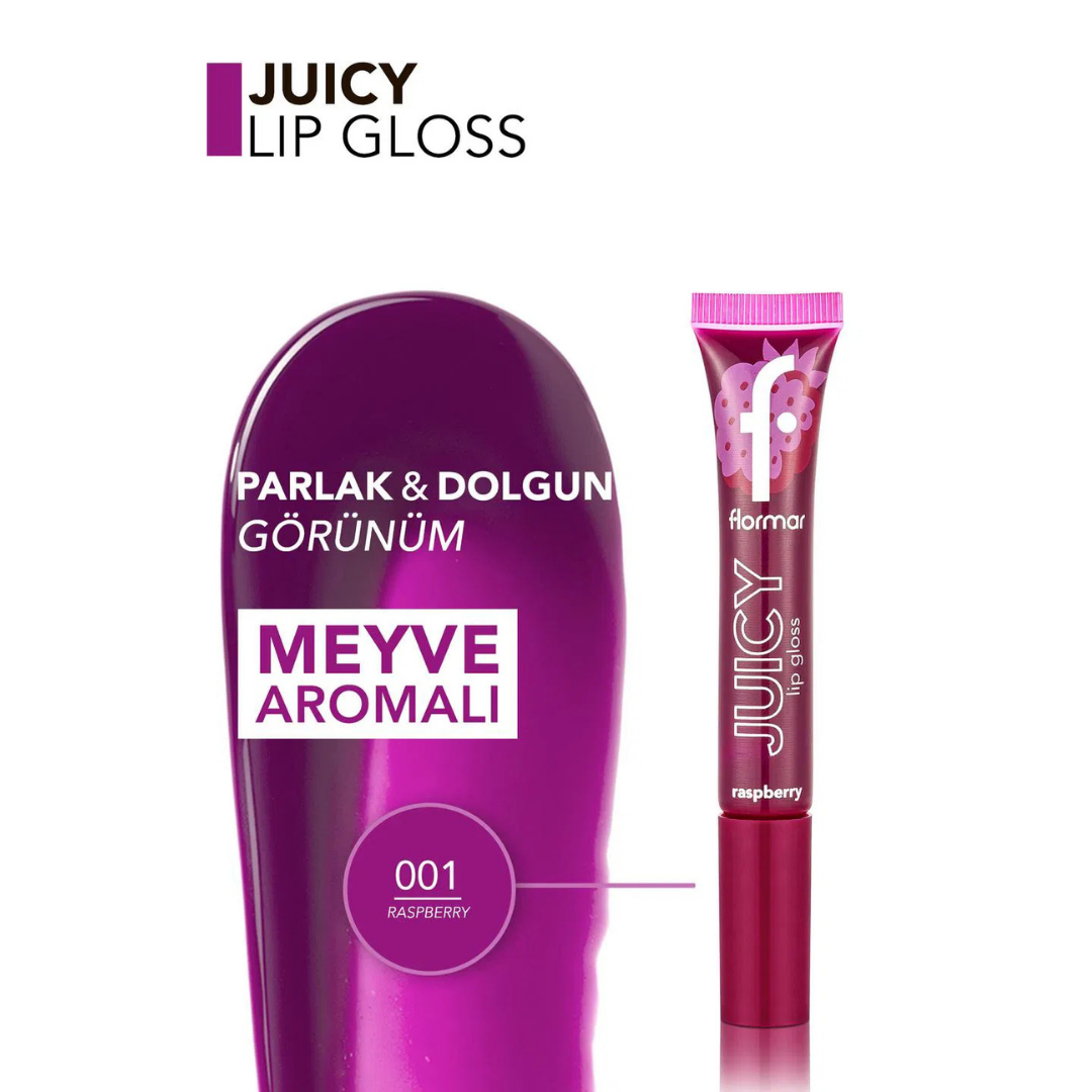 Flormar Juicy Lip Gloss Raspberry