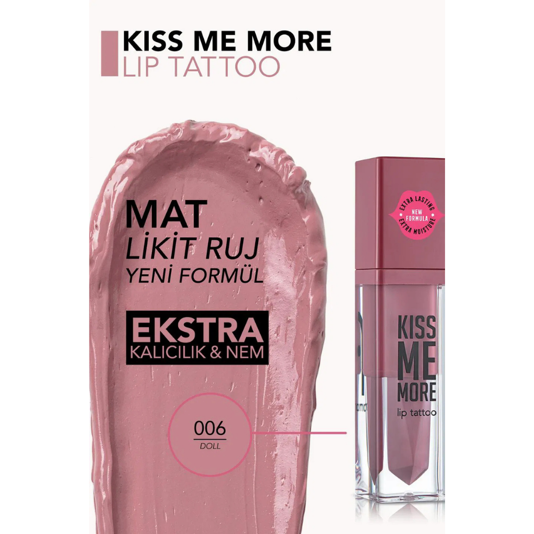 Flormar Kiss Me More Lip Tattoo 006 Doll