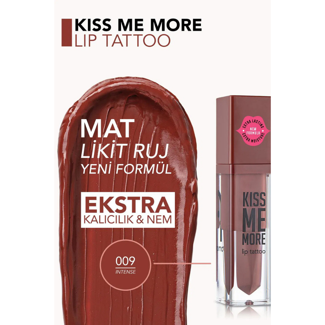 Flormar Kiss Me More Lip Tattoo 009 İntense