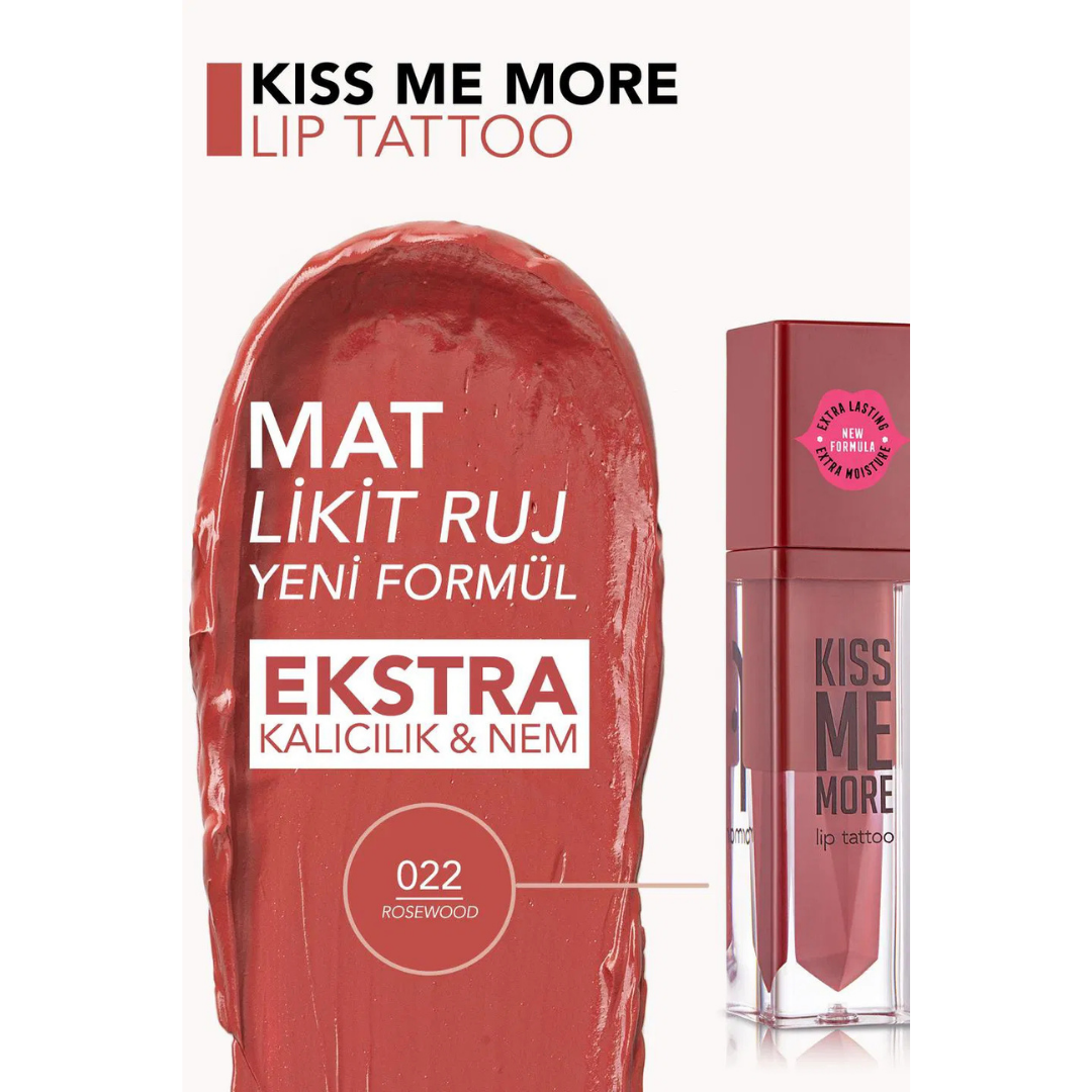 Flormar Kiss Me More Lip Tattoo 022 Rosewood