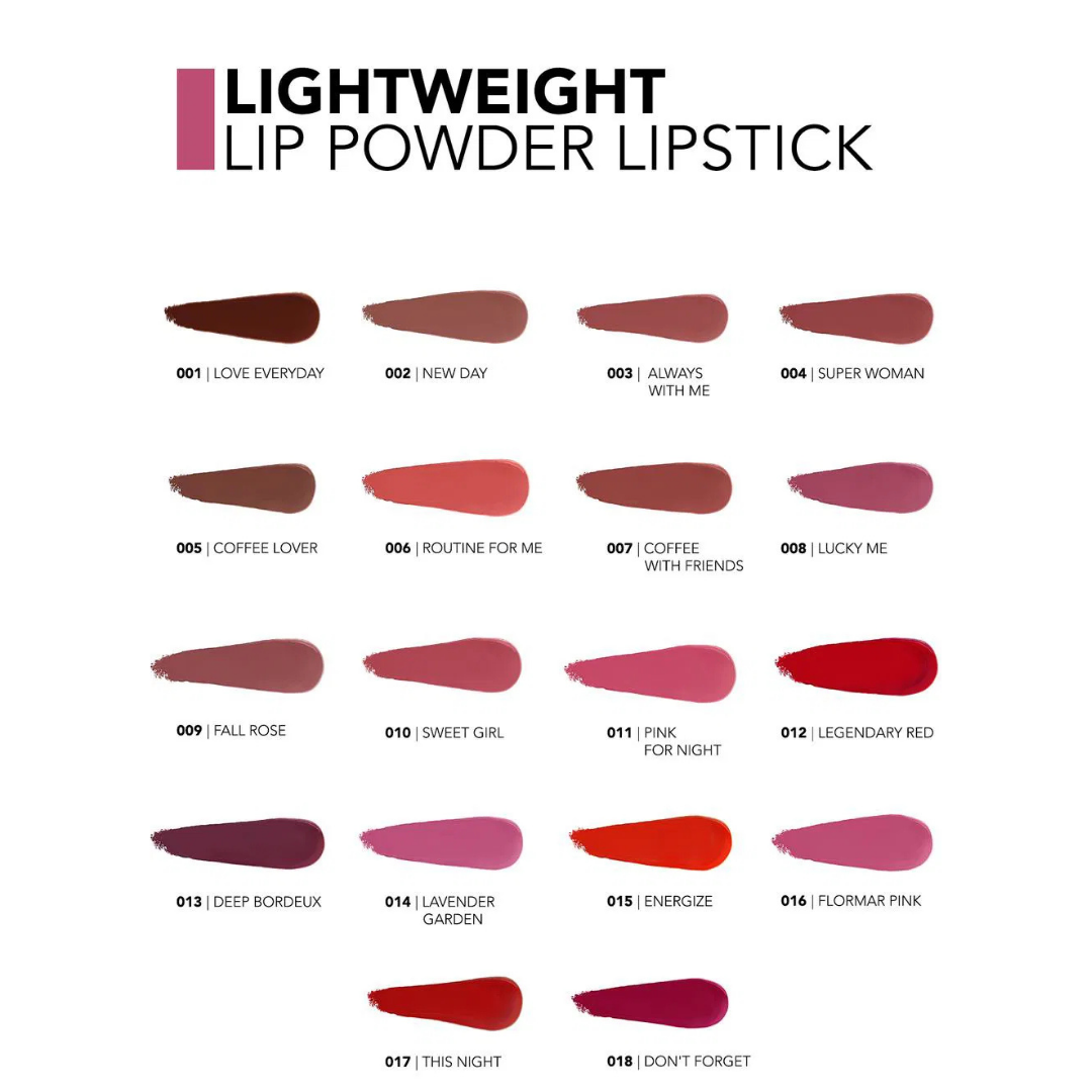 Flormar Lightweight Lip Powder 005 Coffe Lover
