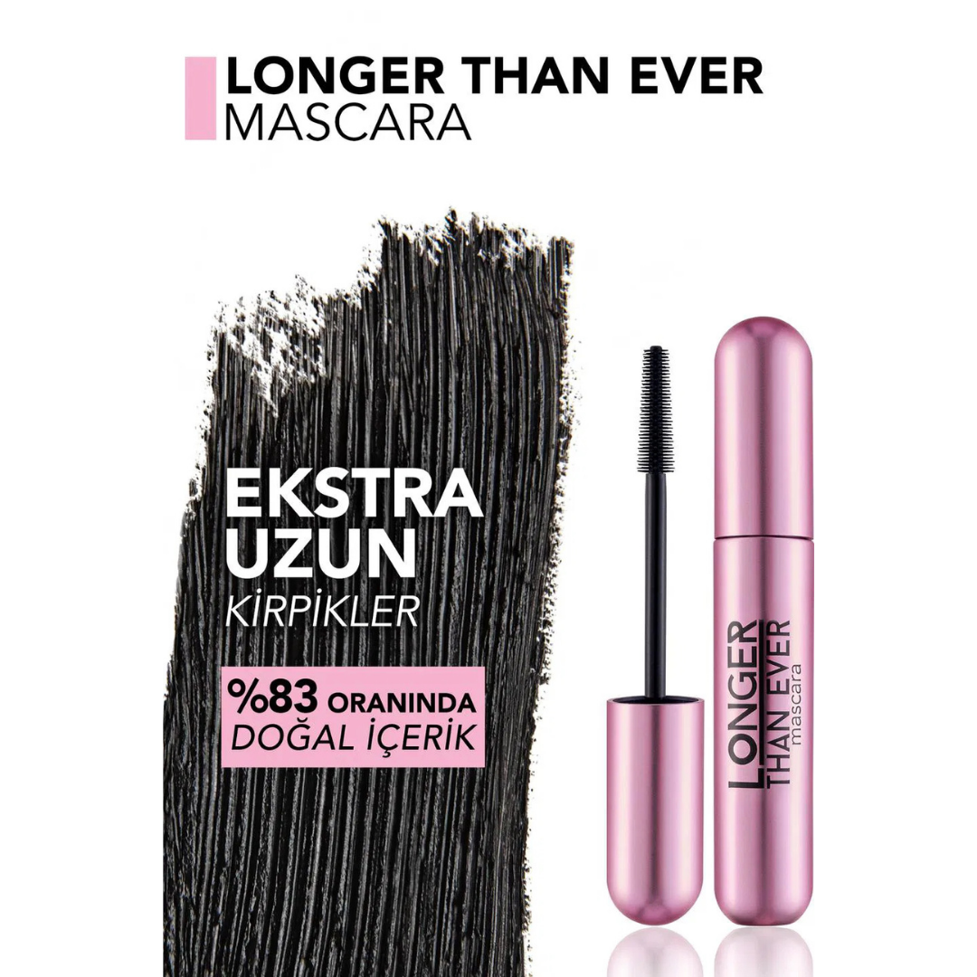 Flormar Mascara Longer Than Ever 001 Black