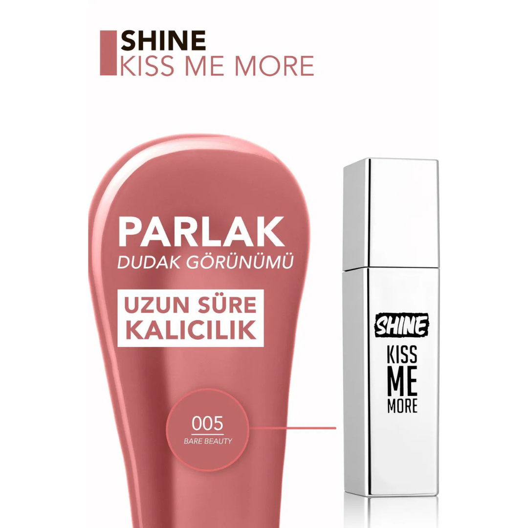 Flormar Shine Kiss Me More 005 Bare Beauty