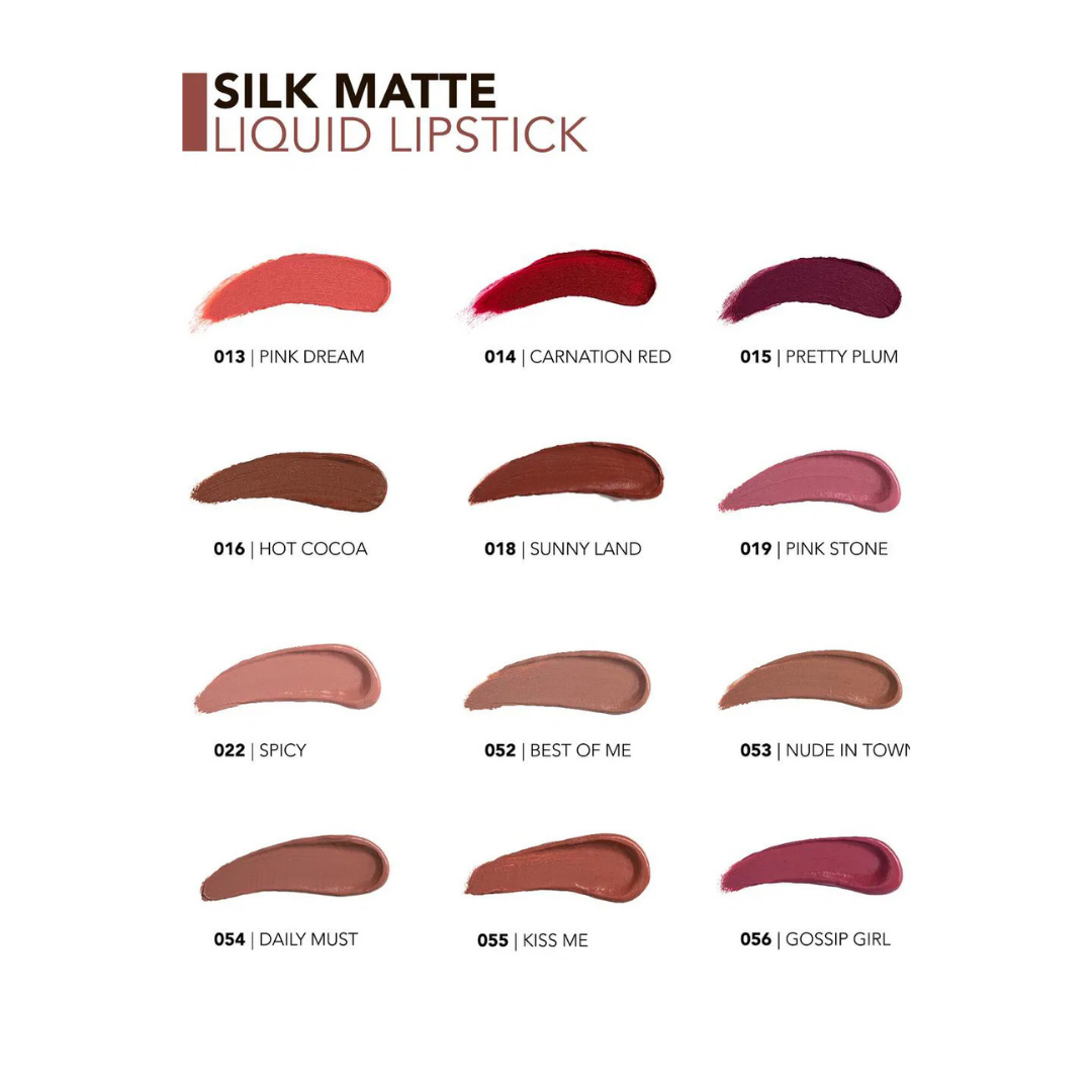 Flormar Silky Matte Liguid Lipstick 002 Fall Rose