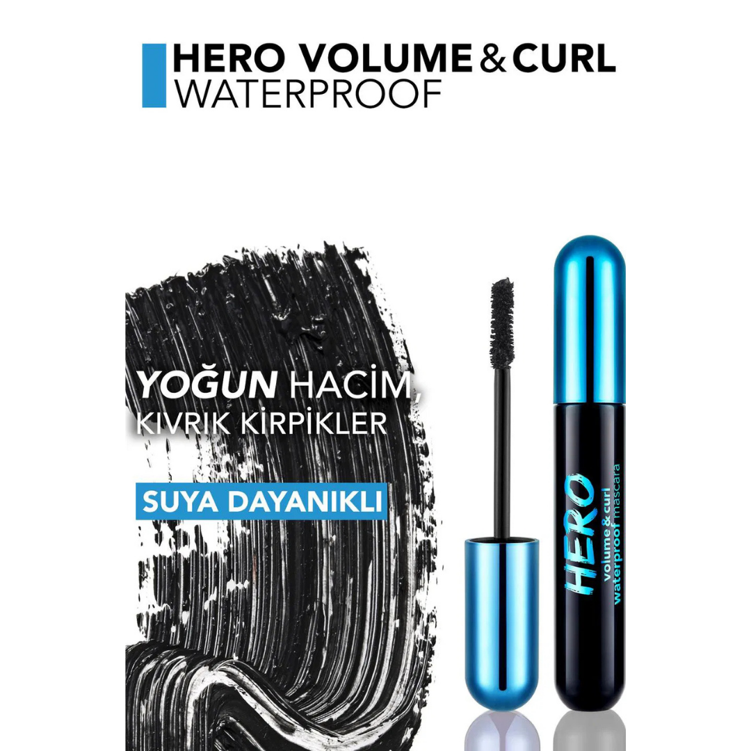 Flormar Waterprof Mascara HERO Volume&Curl
