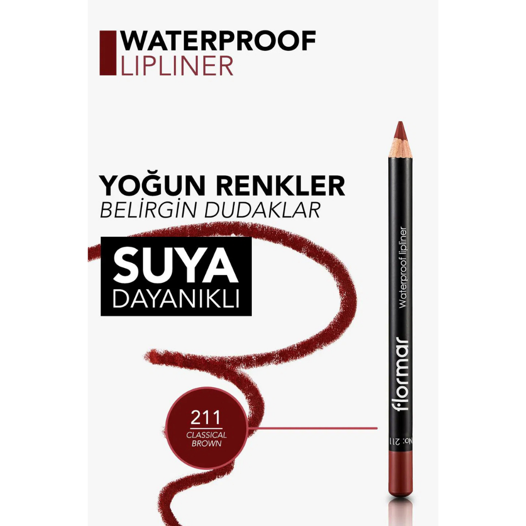Flormar Waterproof Lipliner no:211