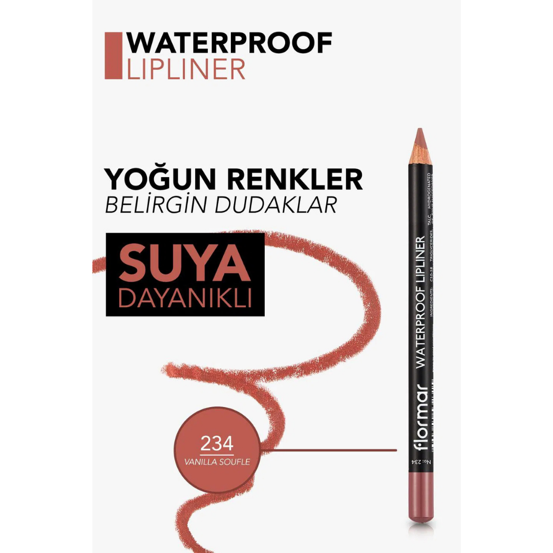 Flormar Waterproof Lipliner no:234