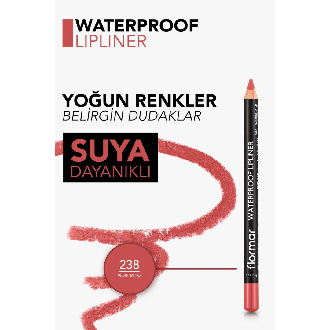 Flormar Waterproof Lipliner no:238
