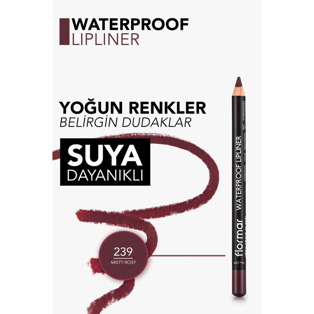 Flormar Waterproof Lipliner no:239