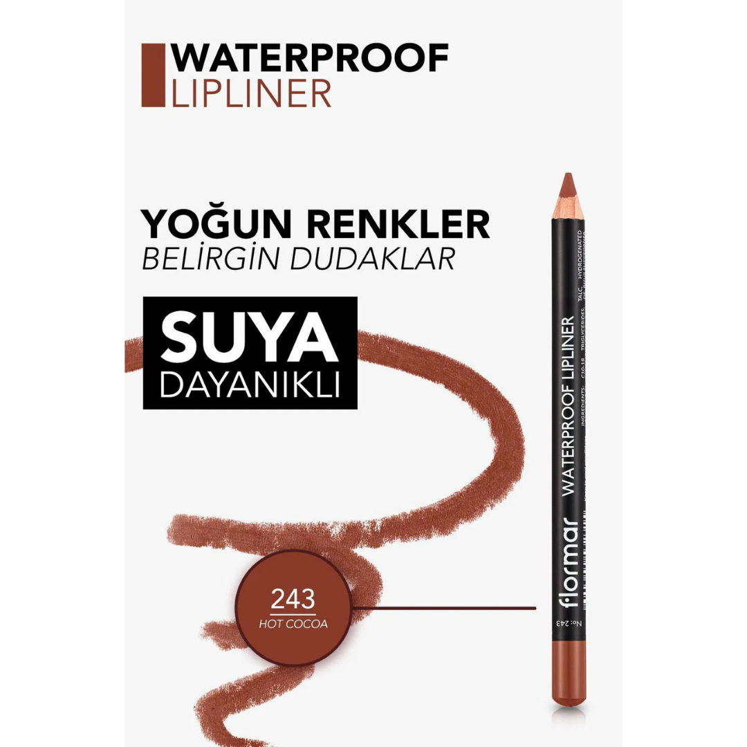 Flormar Waterproof Lipliner no:243