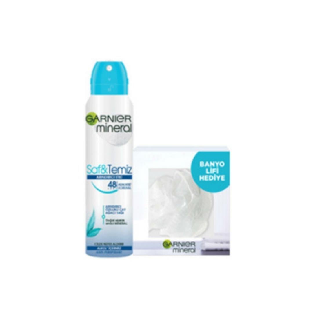 Garnıer Deodorant 150Ml. Saf&Temiz+Banyo Lifi