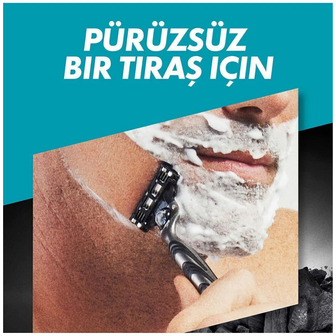 Gıllette Mach3 Charcoal Yedek Bıçak 2'Li