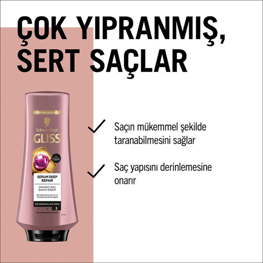 Gliss Saç Kremi 360ml. Serum Deep Repair