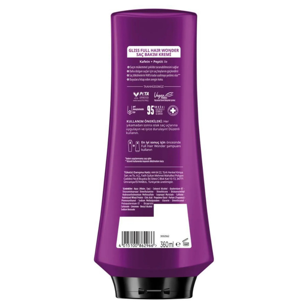 Gliss Saç Kremi 360ml. Full Hair Wonder