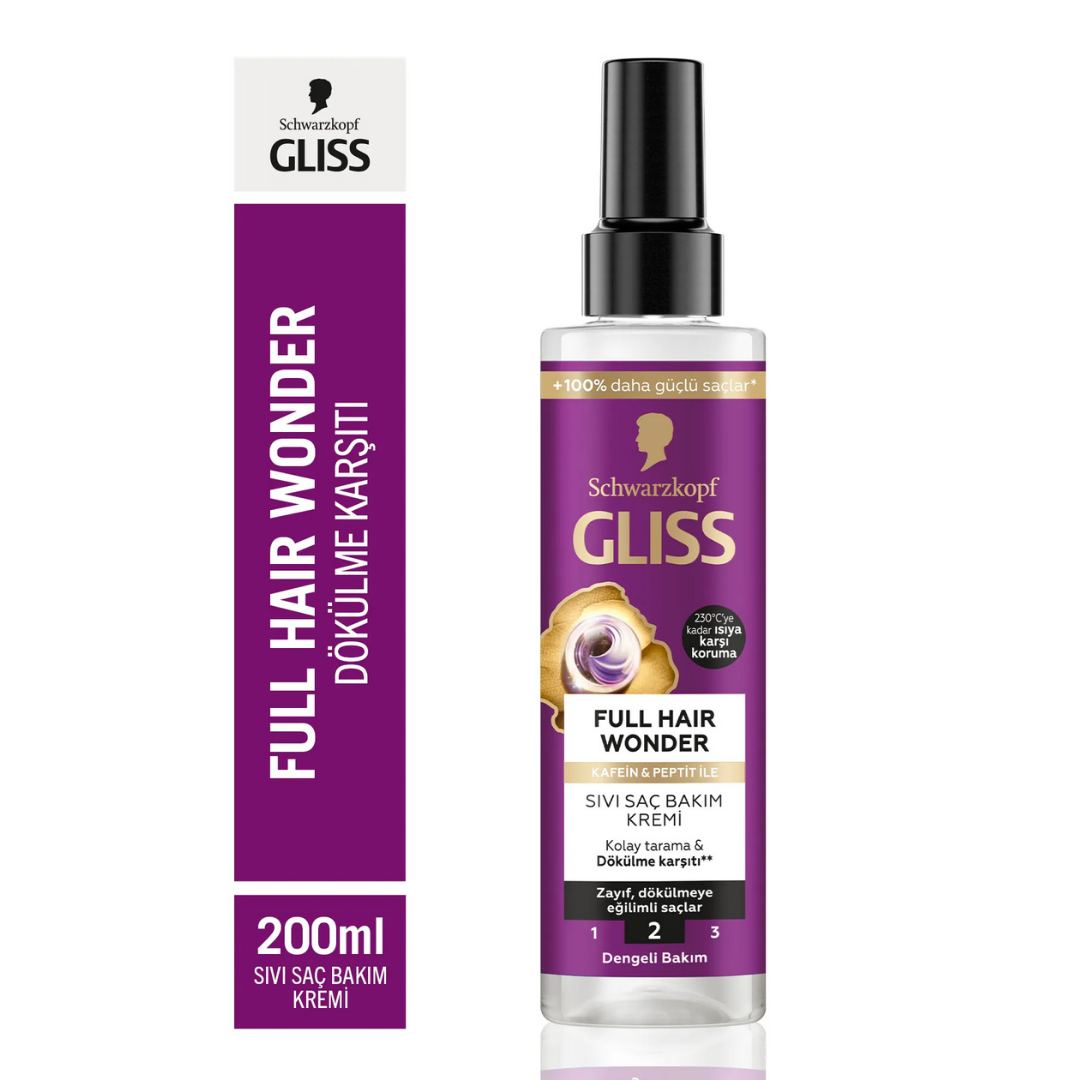 Gliss Sıvı Saç Kremi 200ml. Full Hair Wonder