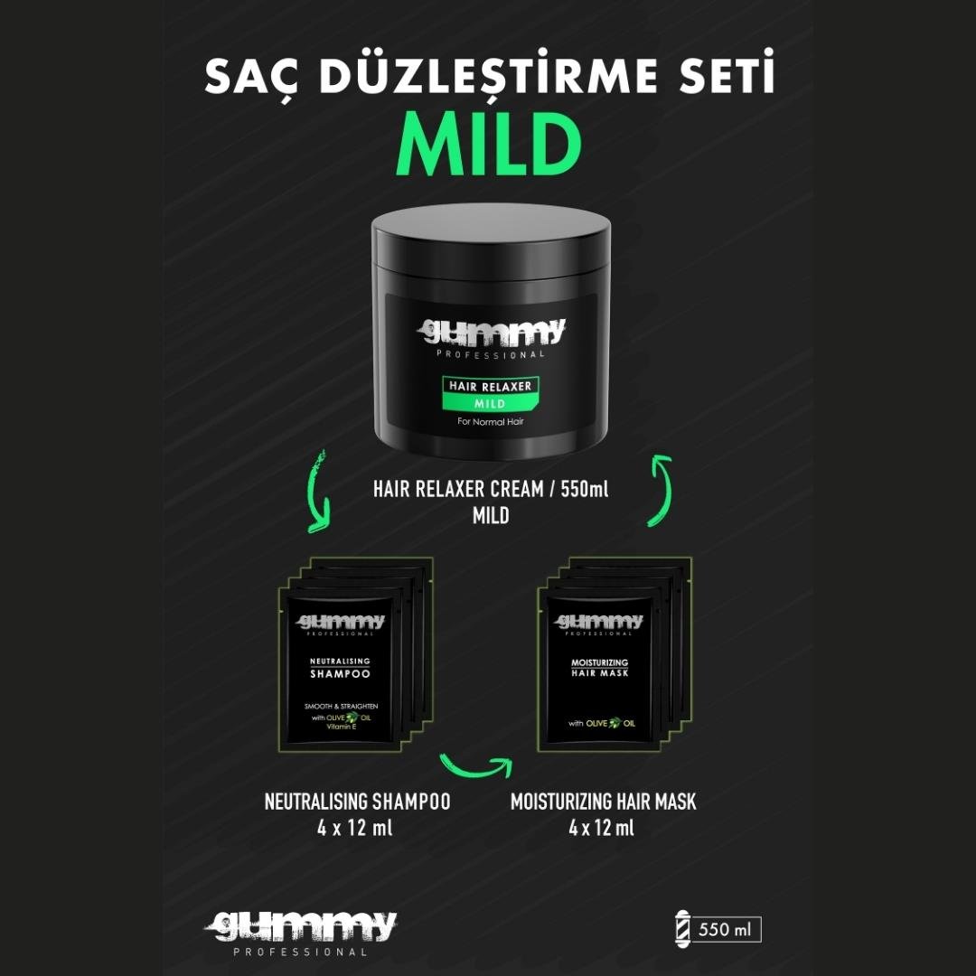 GUMMY SAÇ DÜZLESTIRICI SET