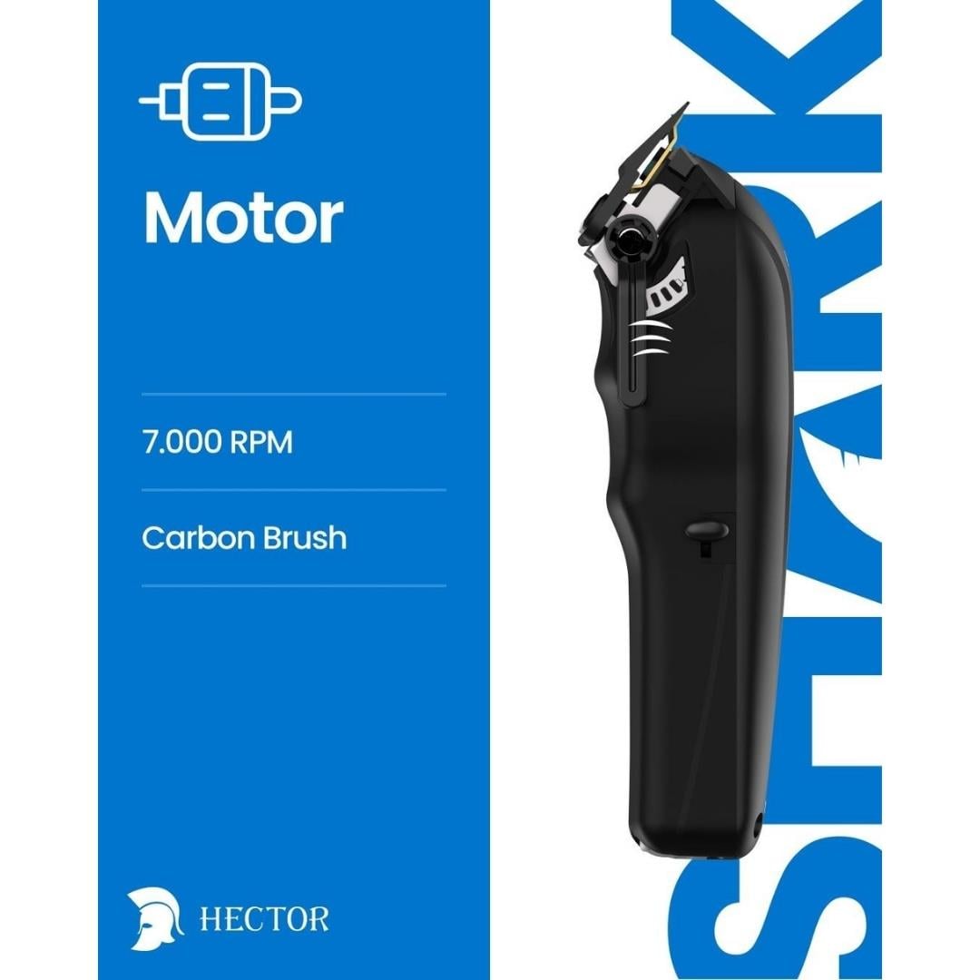 Hector Shark Tıraş Makinesi Siyah