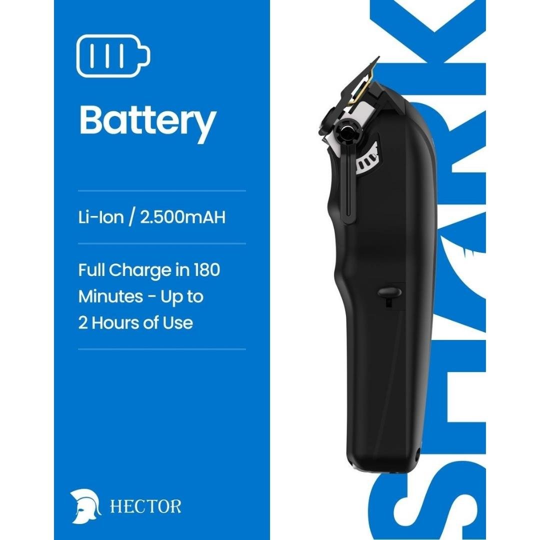 Hector Shark Tıraş Makinesi Siyah