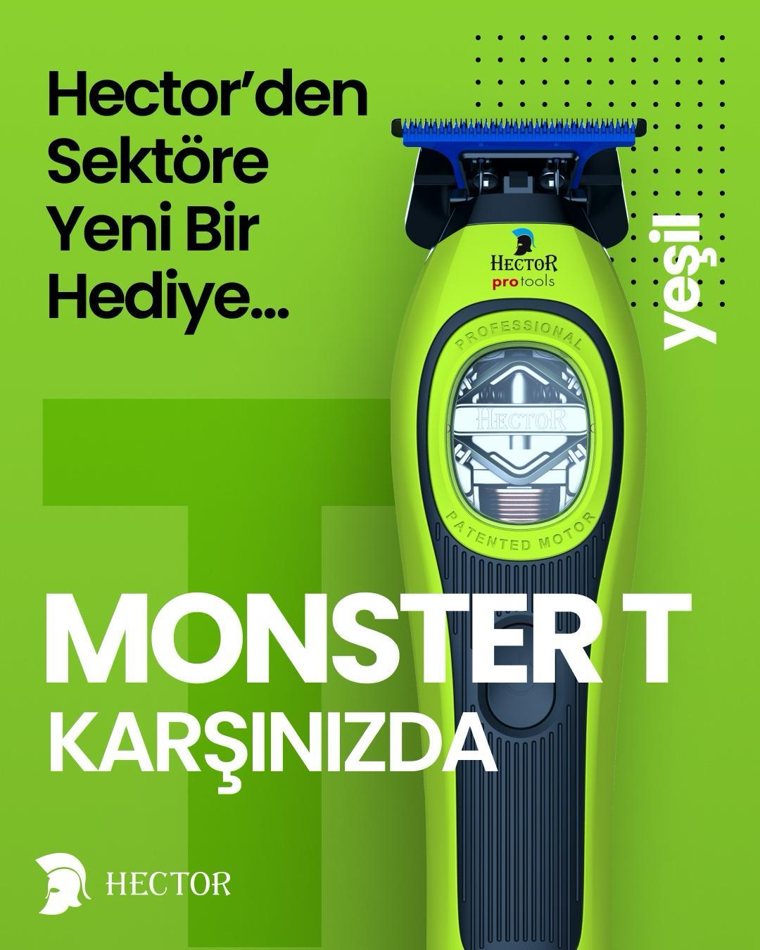 Hector Tıraş Makinesi Monster T Yeşil