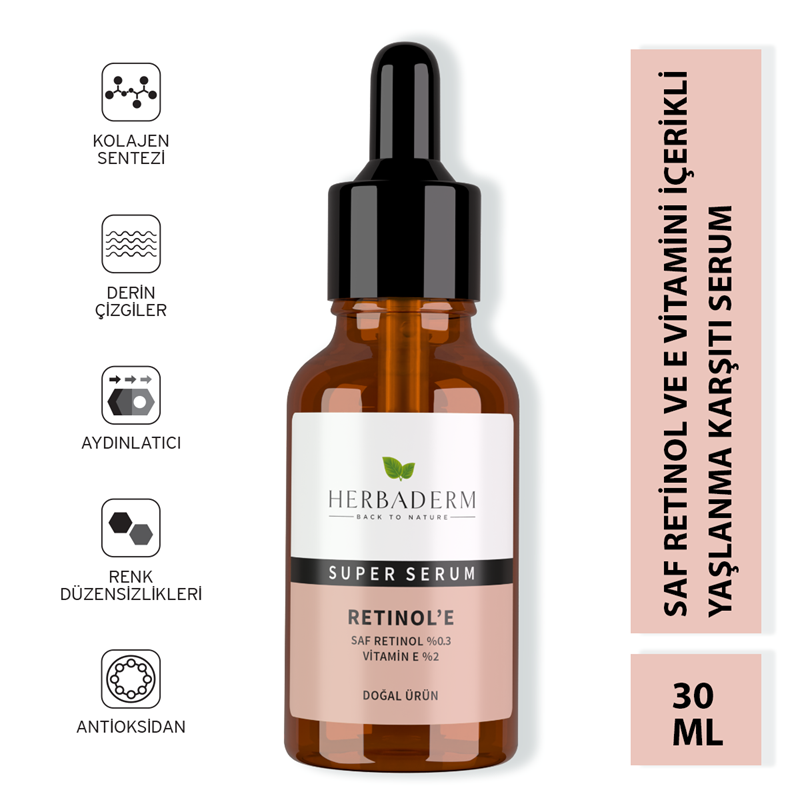 Herbaderm Saf Retınol %0,3 Vitamin E %2