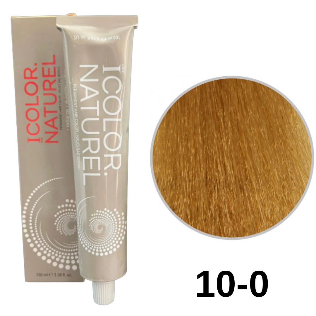IColor Natural Tüp Boya 100ml. 10-0 Açık Sarı