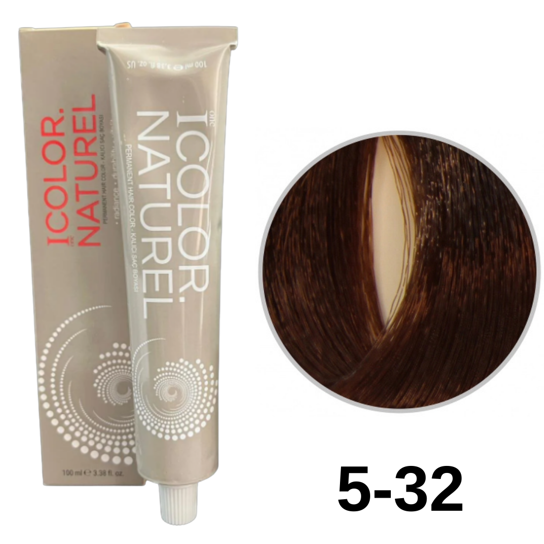 IColor Natural Tüp Boya 100ml. 5-32 Koyu Sahra Bej