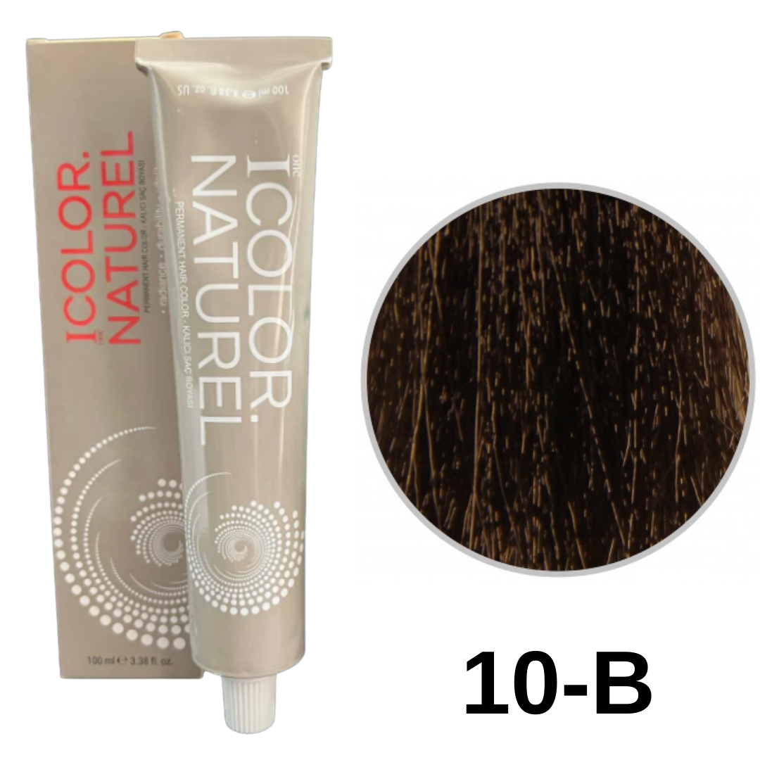 IColor Natural Tüp Boya 100ml. 10B Ç.A. Soğuk Bej