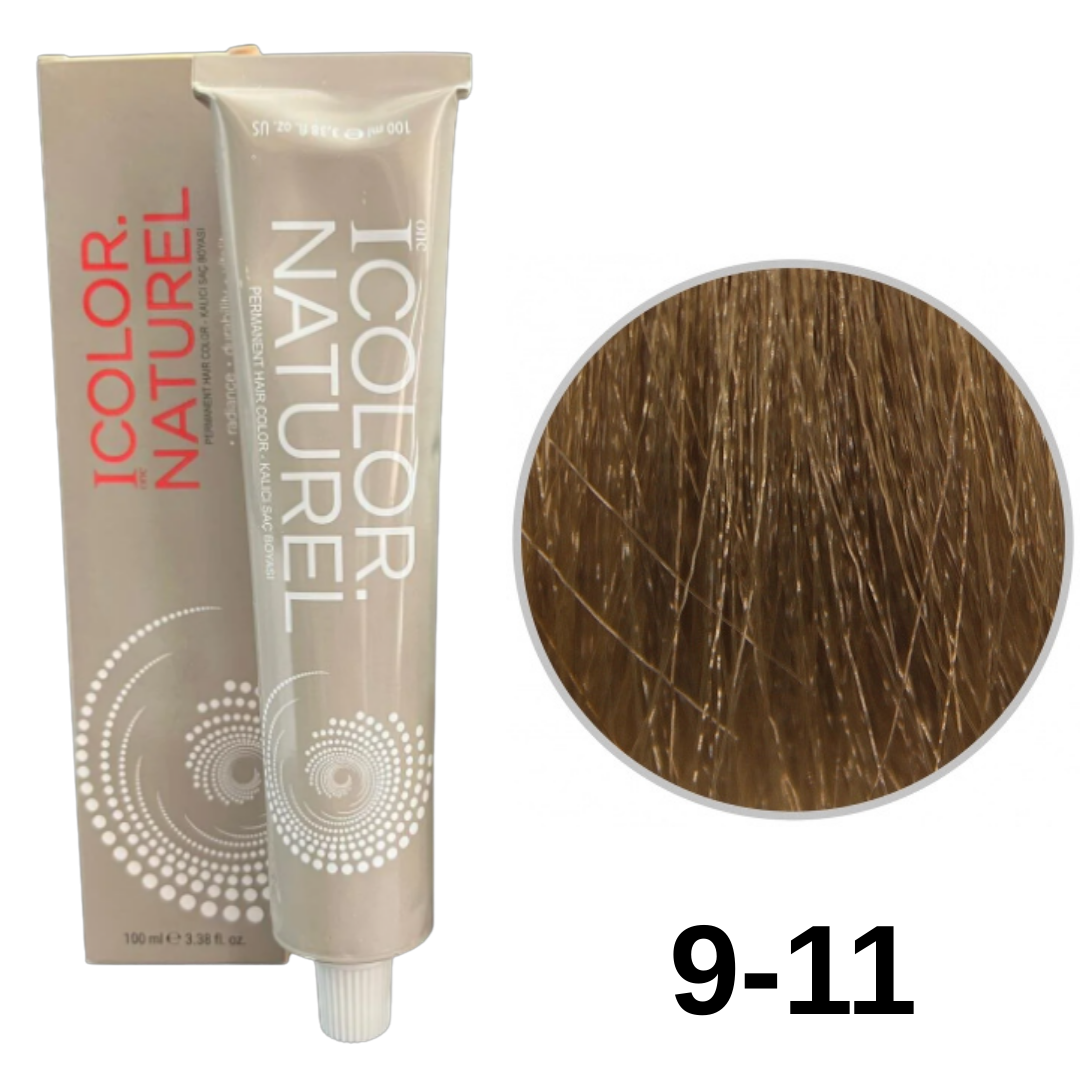 IColor Natural Tüp Boya 100ml. 9-11 Y.Küllü Sarı