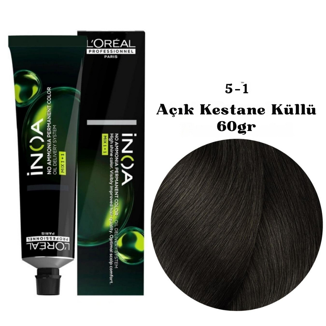 Inoa Tüp Boya 60ml. 5-1 Açık Kestane Küllü