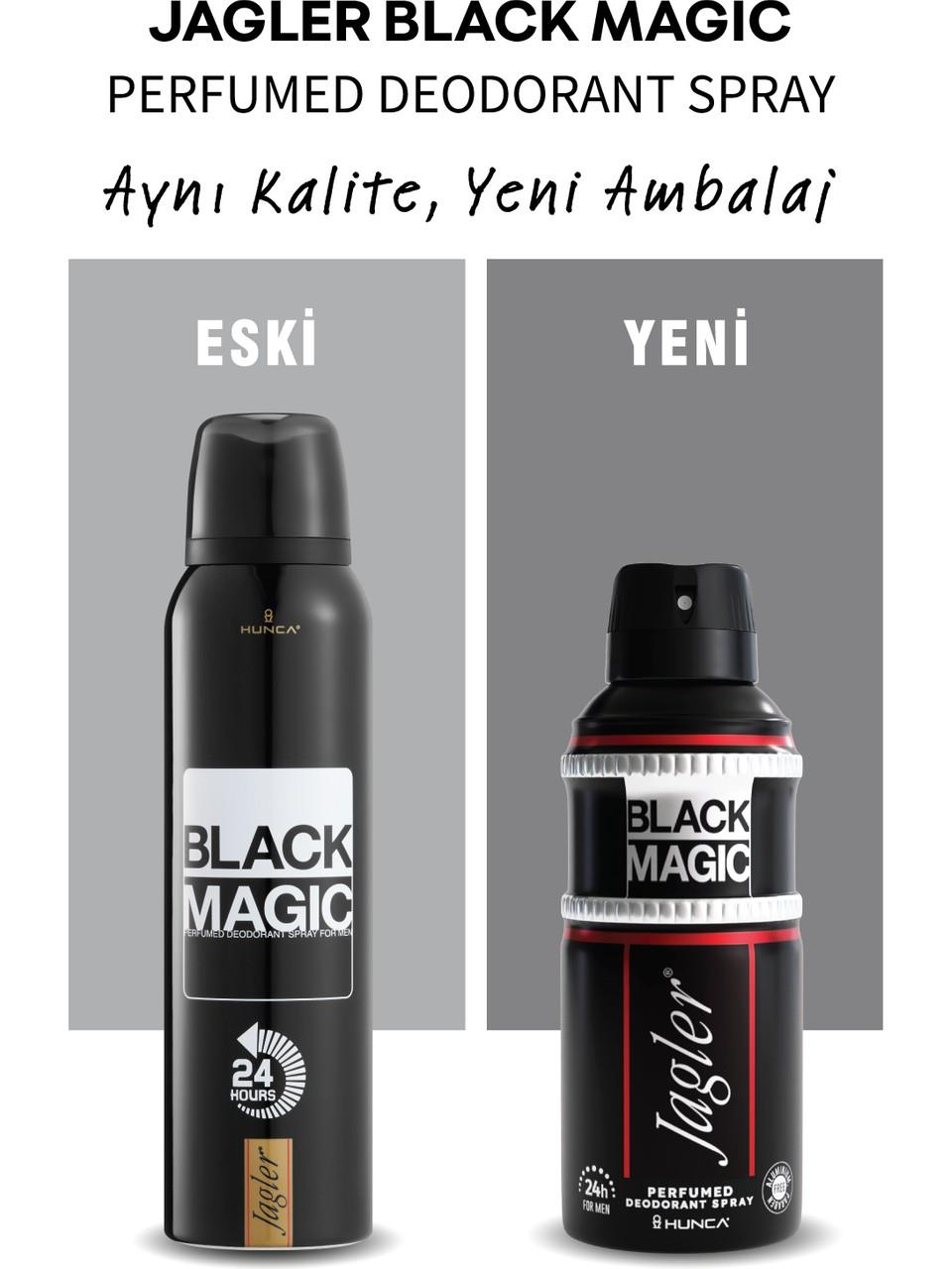 Jagler Deodorant 150Ml. Black Magıc (Men)
