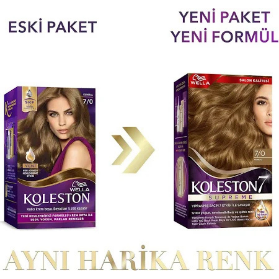Koleston Supreme Saç Boyası 7-0 Kumral