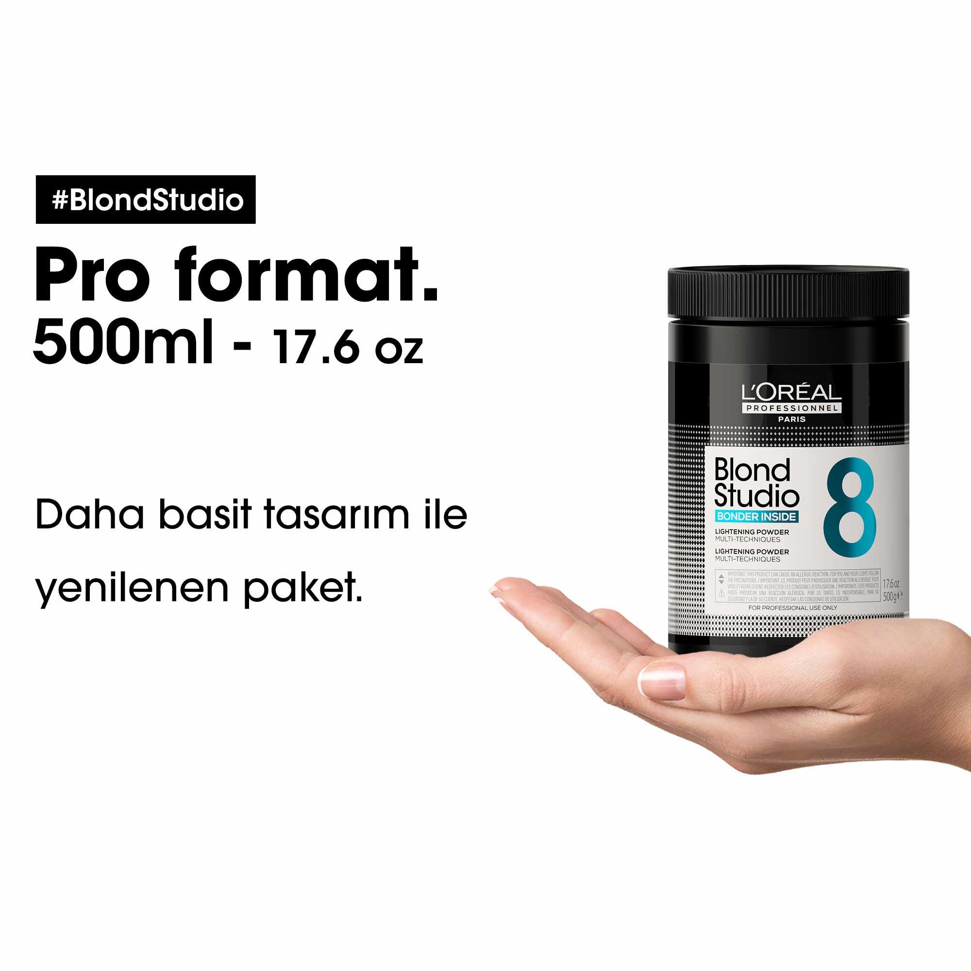 Loreal Blond Studıo Multı Toz Açıcı 500Gr. 8 Tone