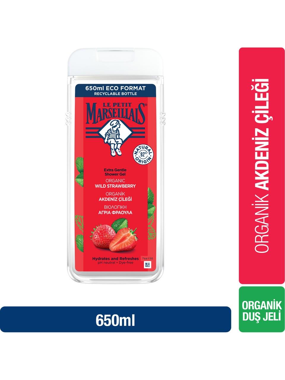 Marseiliais Duş Jeli 650ml. Akdeniz Çileği