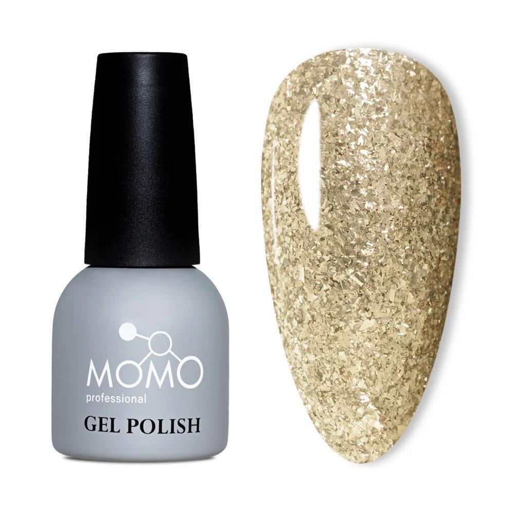 MOMO GLITTER SERİ G002 14ml. YOĞUN ALTIN PARILTILI