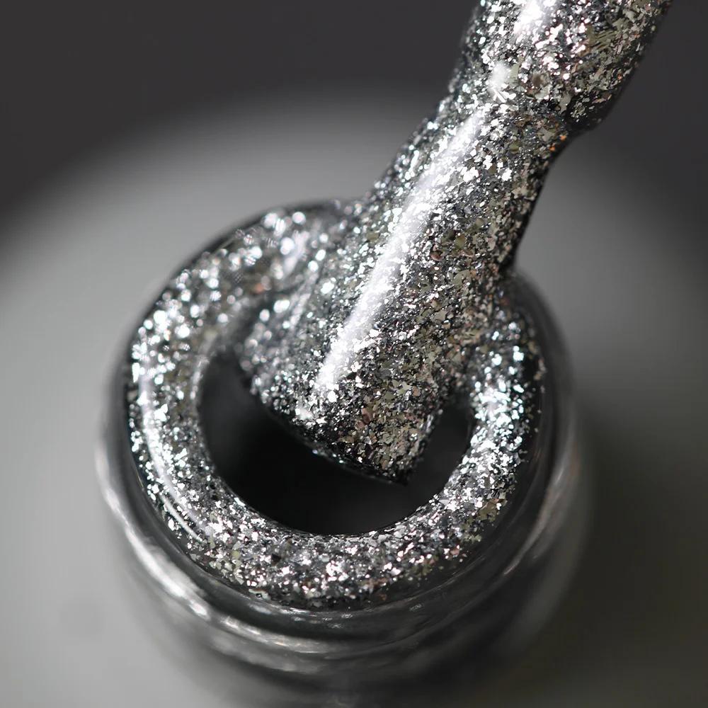MOMO GLITTER SERİ G003 4ml. YOĞUN GÜMÜŞ PARILTILI