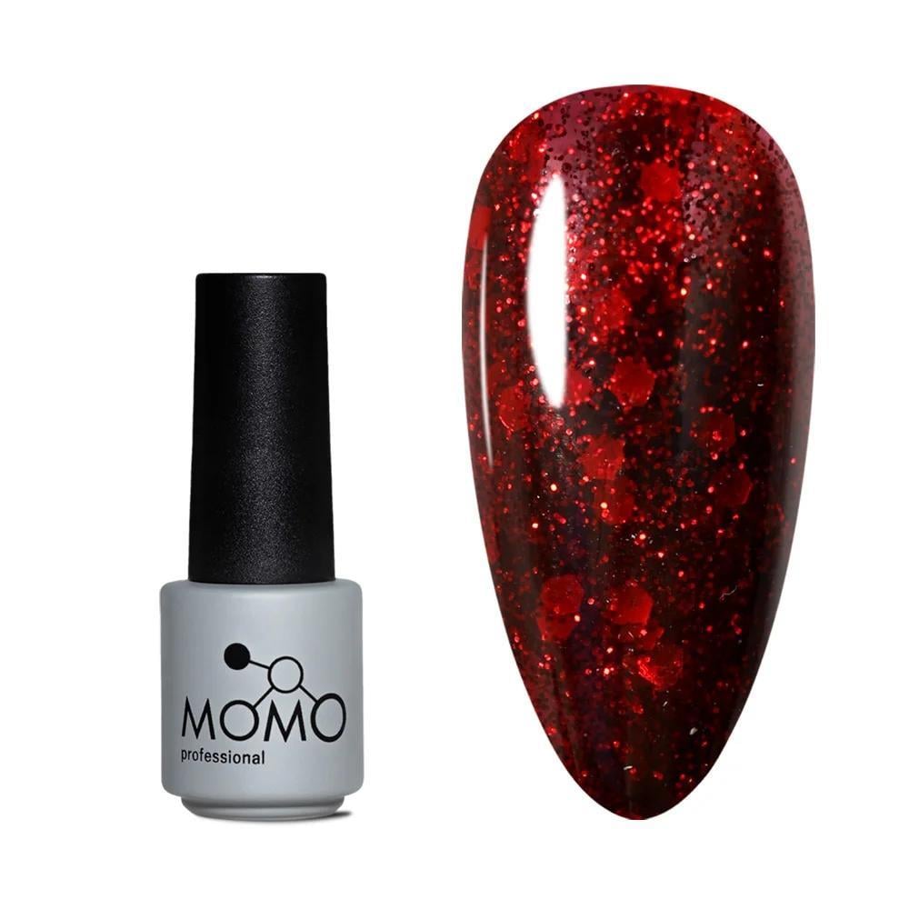 MOMO GLITTER SERİ G007 4ml.KIRMIZI PARILTILI ŞARAP