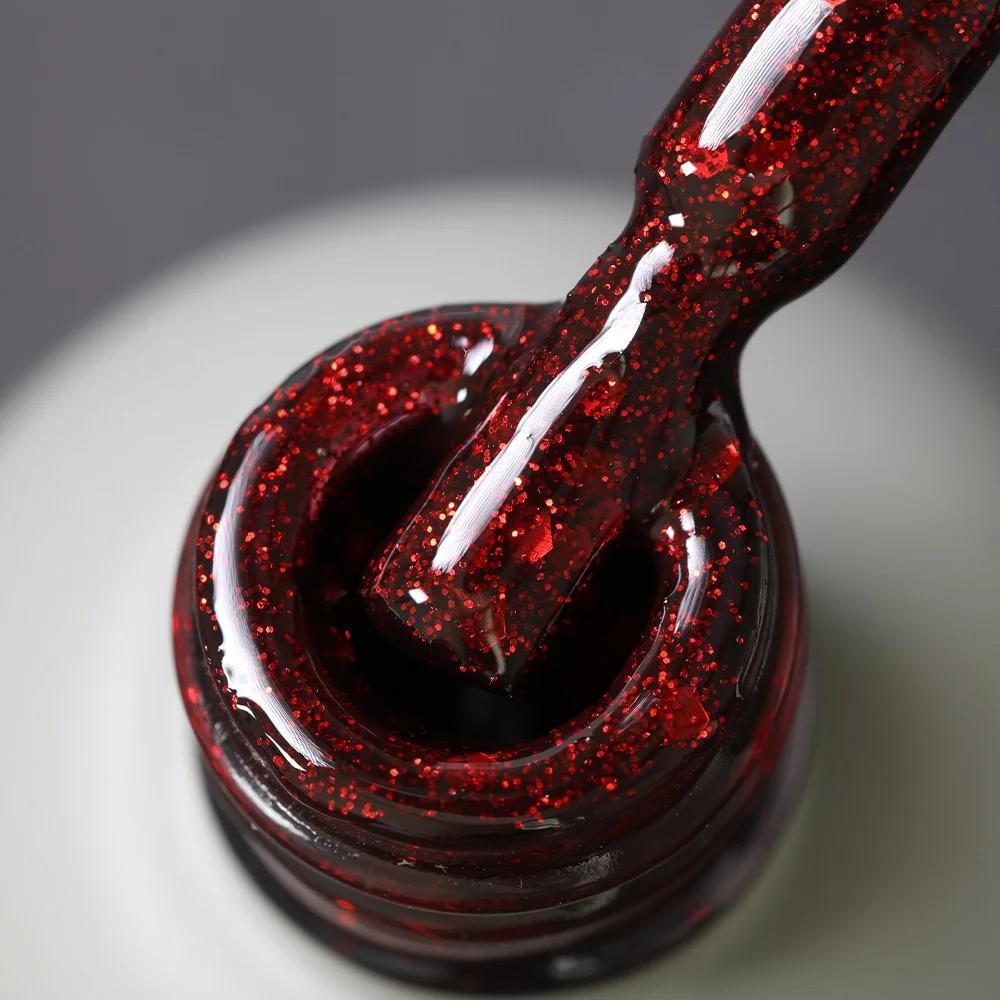 MOMO GLITTER SERİ G007 4ml.KIRMIZI PARILTILI ŞARAP