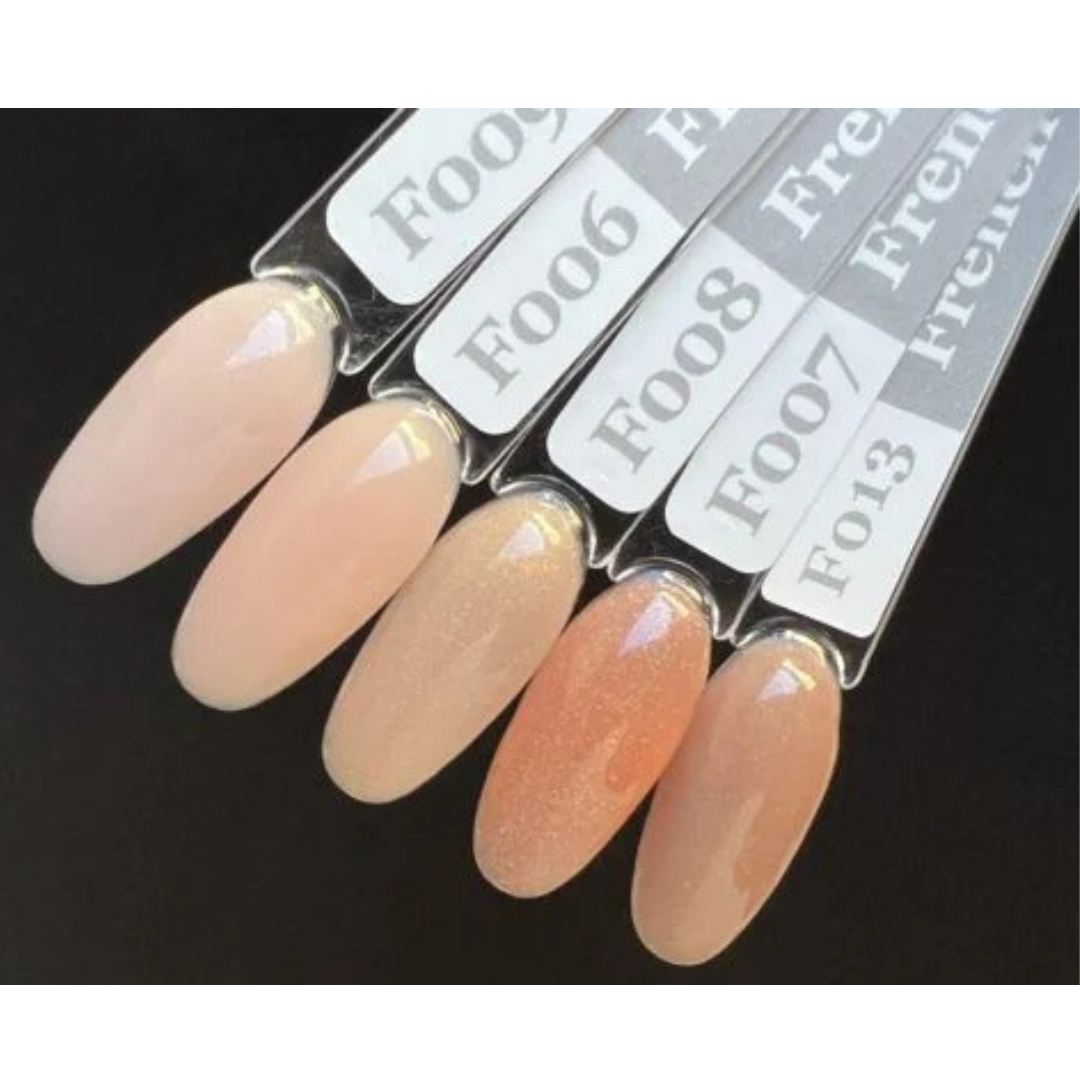 Momo Rubber French Base Coat F007 4ml. Gümüşlü
