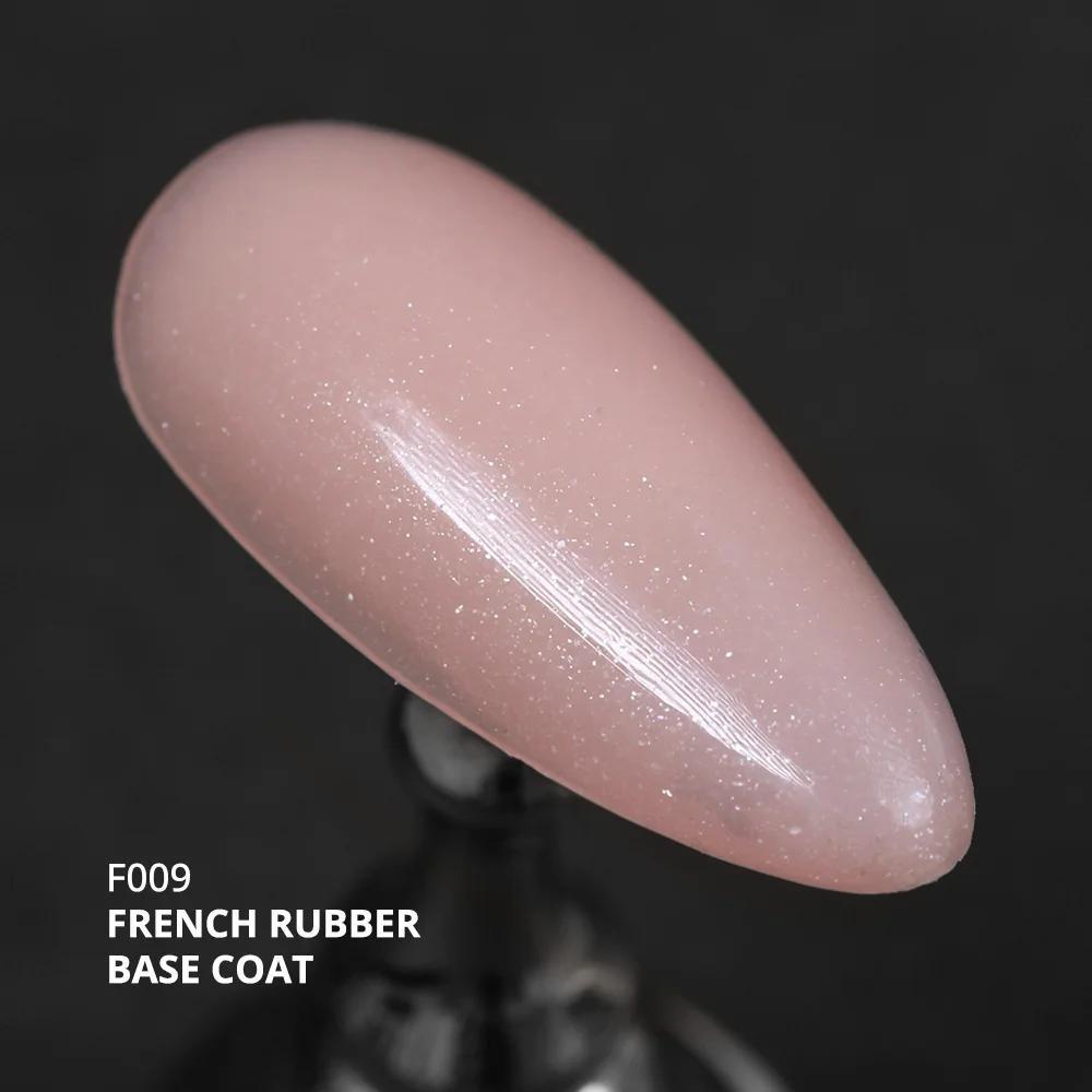 MOMO RUBBER FRENCH BASE COAT F009 4ml. GÜMÜŞLÜ